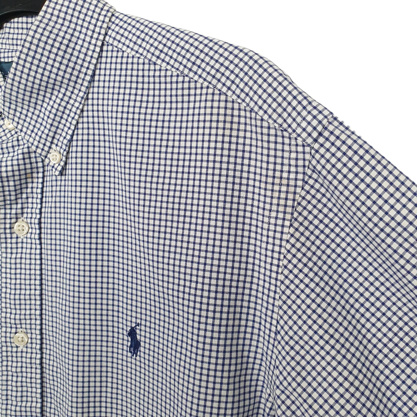 Ralph Lauren Long Sleeve Regular Fit Check Shirt Blue