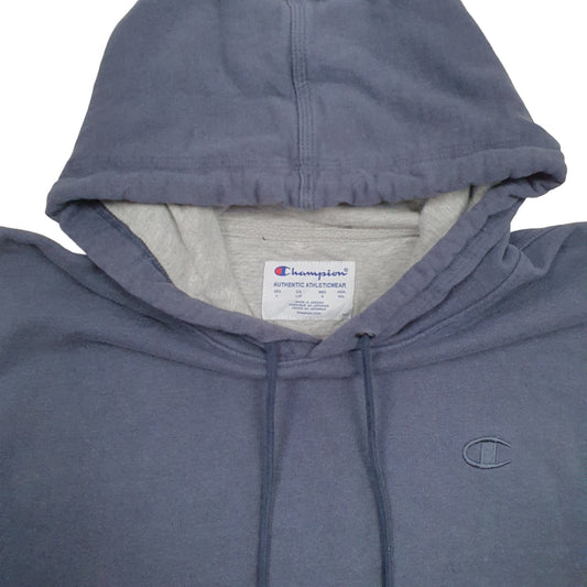 Mens Blue Champion Hoodie Jumper