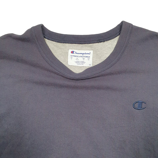 Mens Navy Champion Crewneck Jumper
