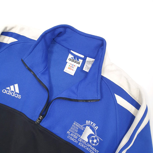 Adidas Quarter Zip L Blue