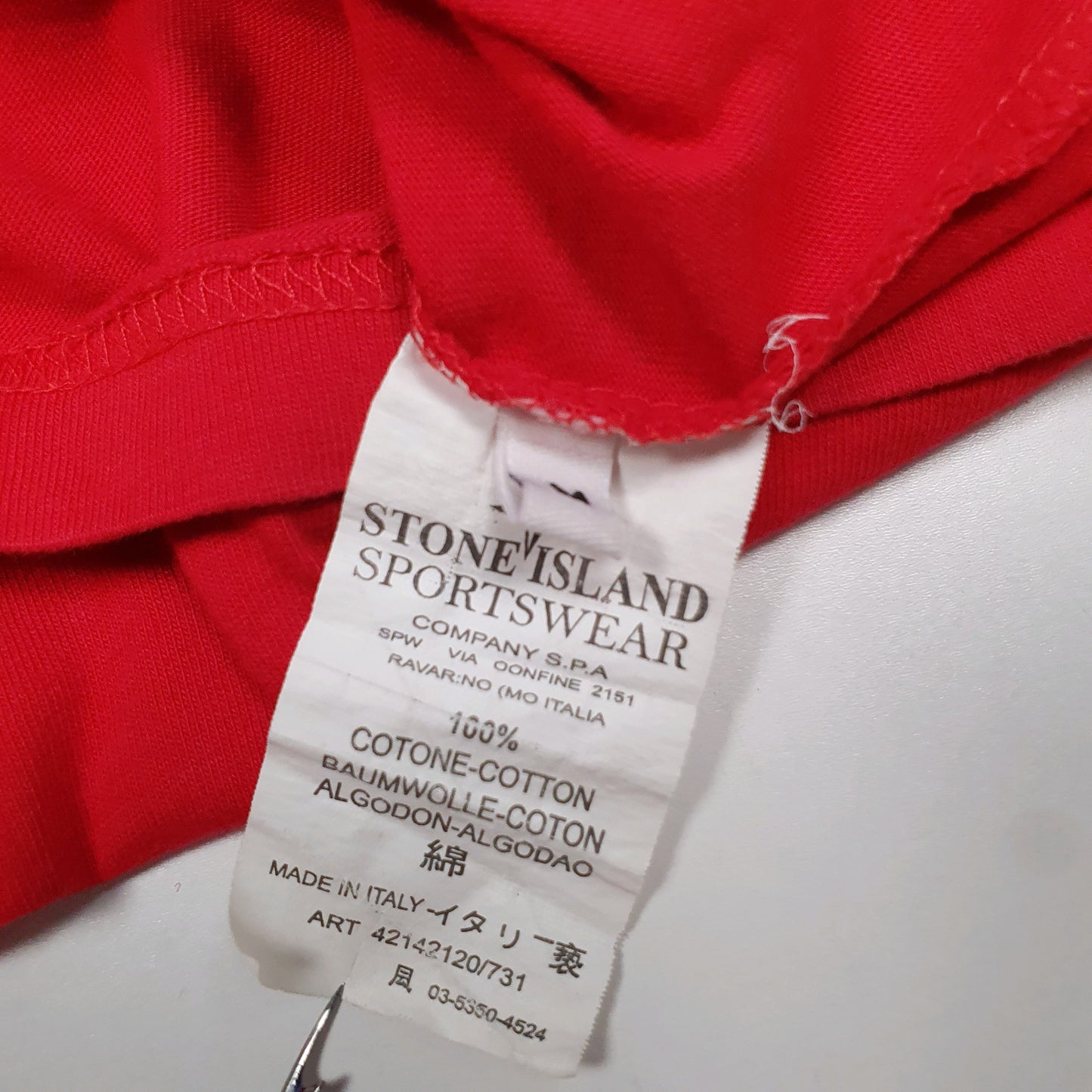 Stone Island Crewneck M Red