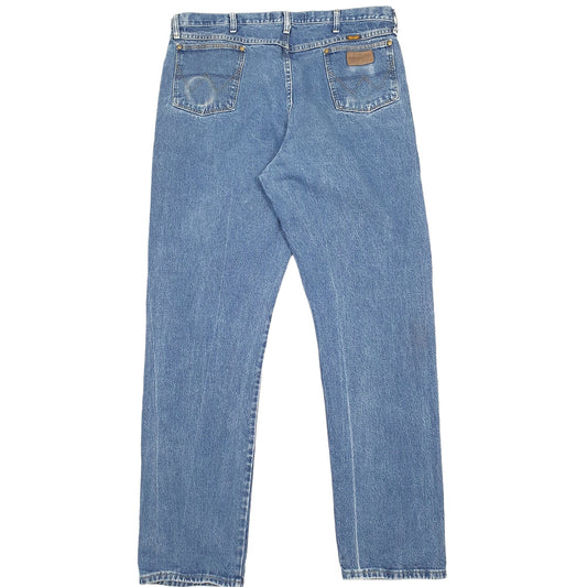 Wrangler Casual Regular Fit Tapered Cowboy Jeans W40 L35 Blue