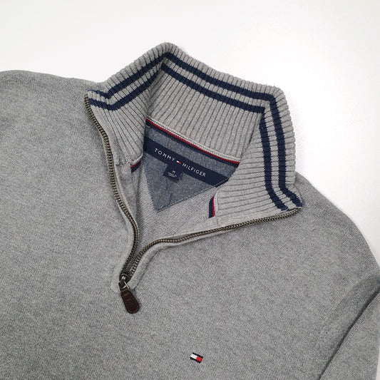 Tommy Hilfiger Quarter Zip M Grey