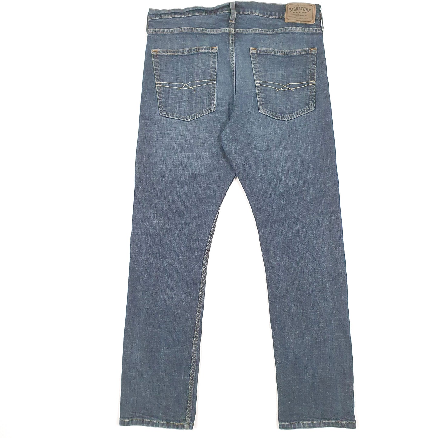 Levis Signature Slim Fit Straight Jeans W36 L30 Blue