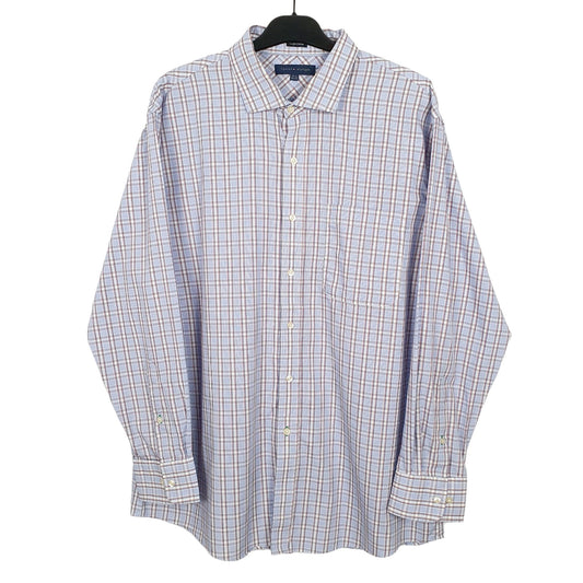 Tommy Hilfiger Long Sleeve Regular Fit Check Shirt Blue
