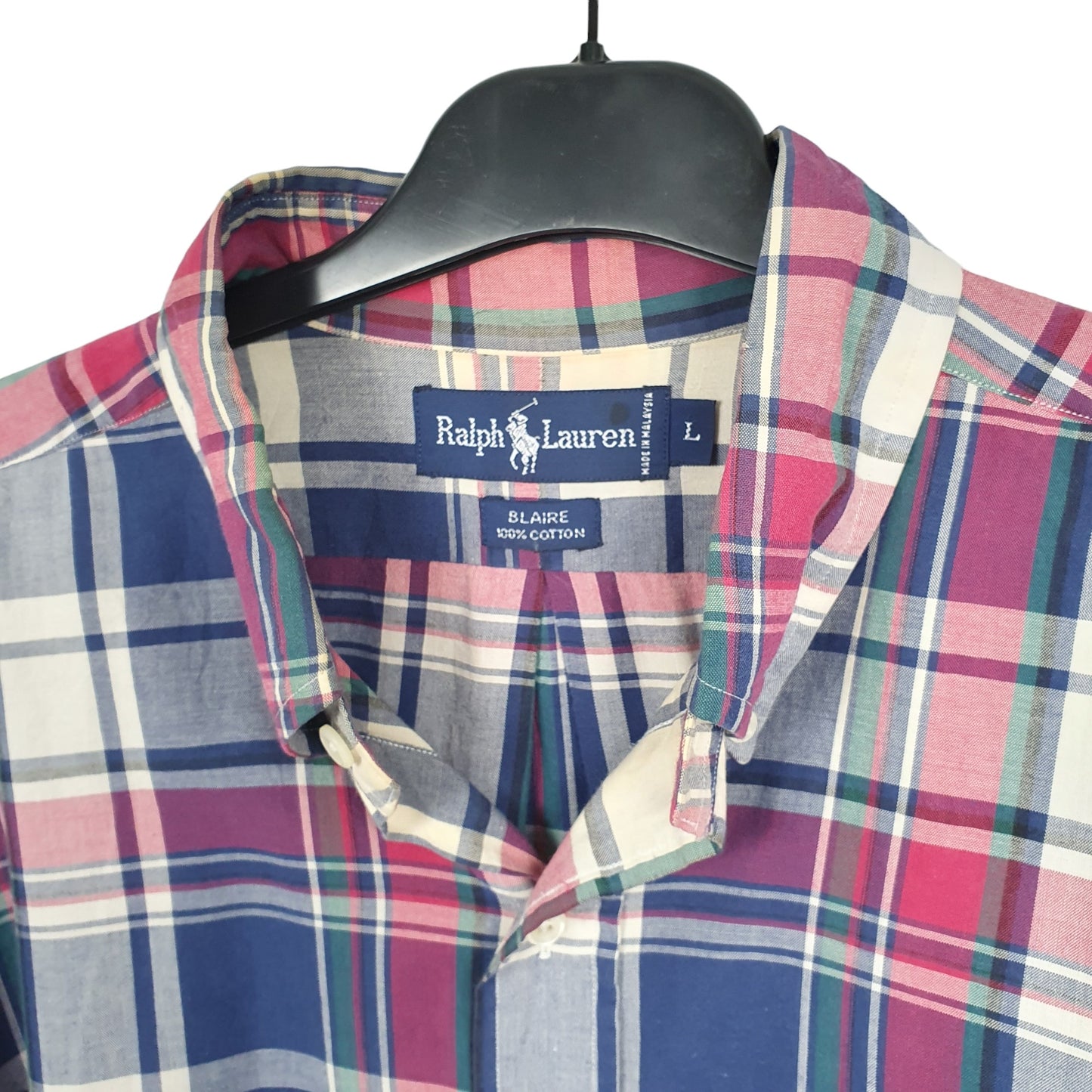 Mens Blue Ralph Lauren Long Sleeve Shirt