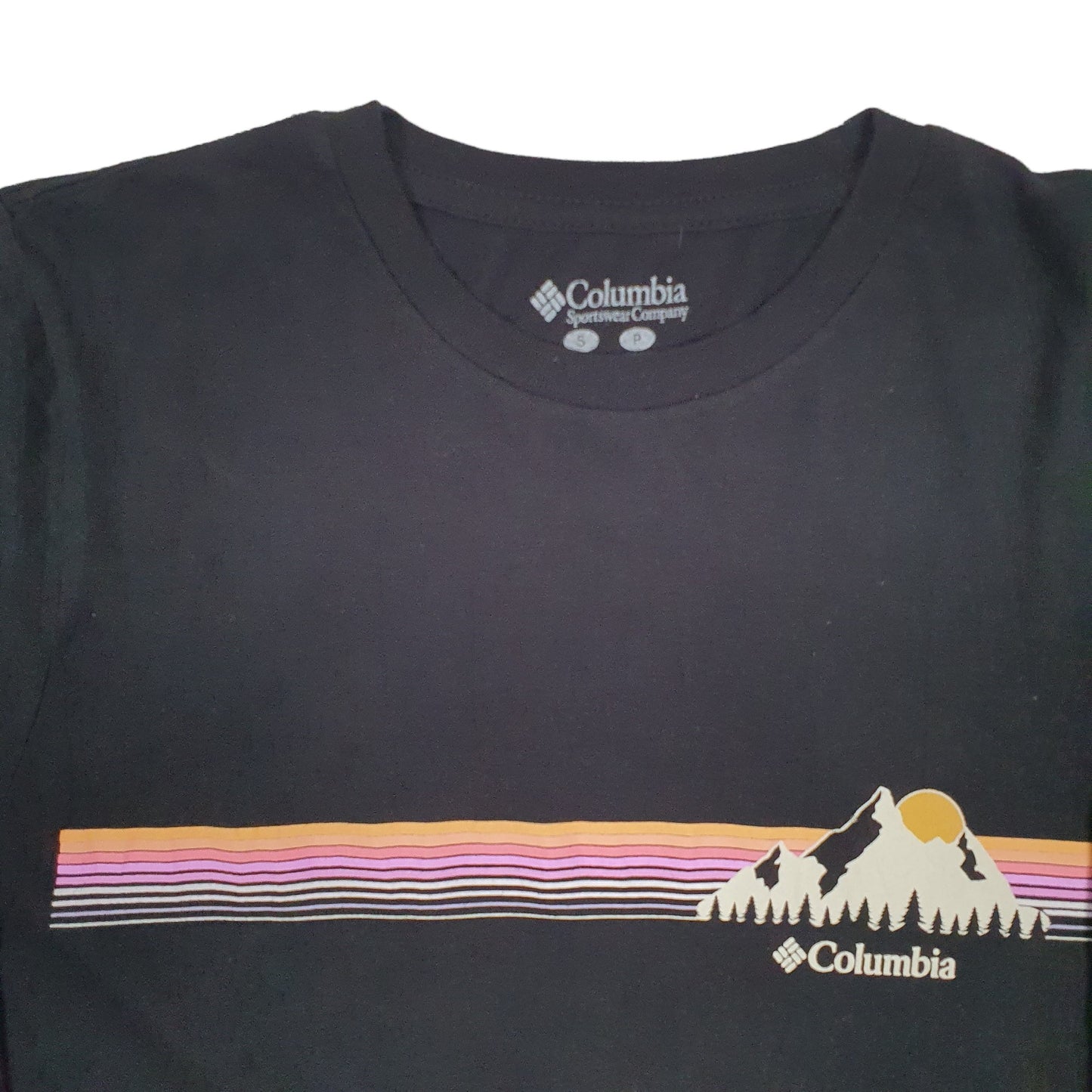 Mens Black Columbia Sportswear Long Sleeve T Shirt