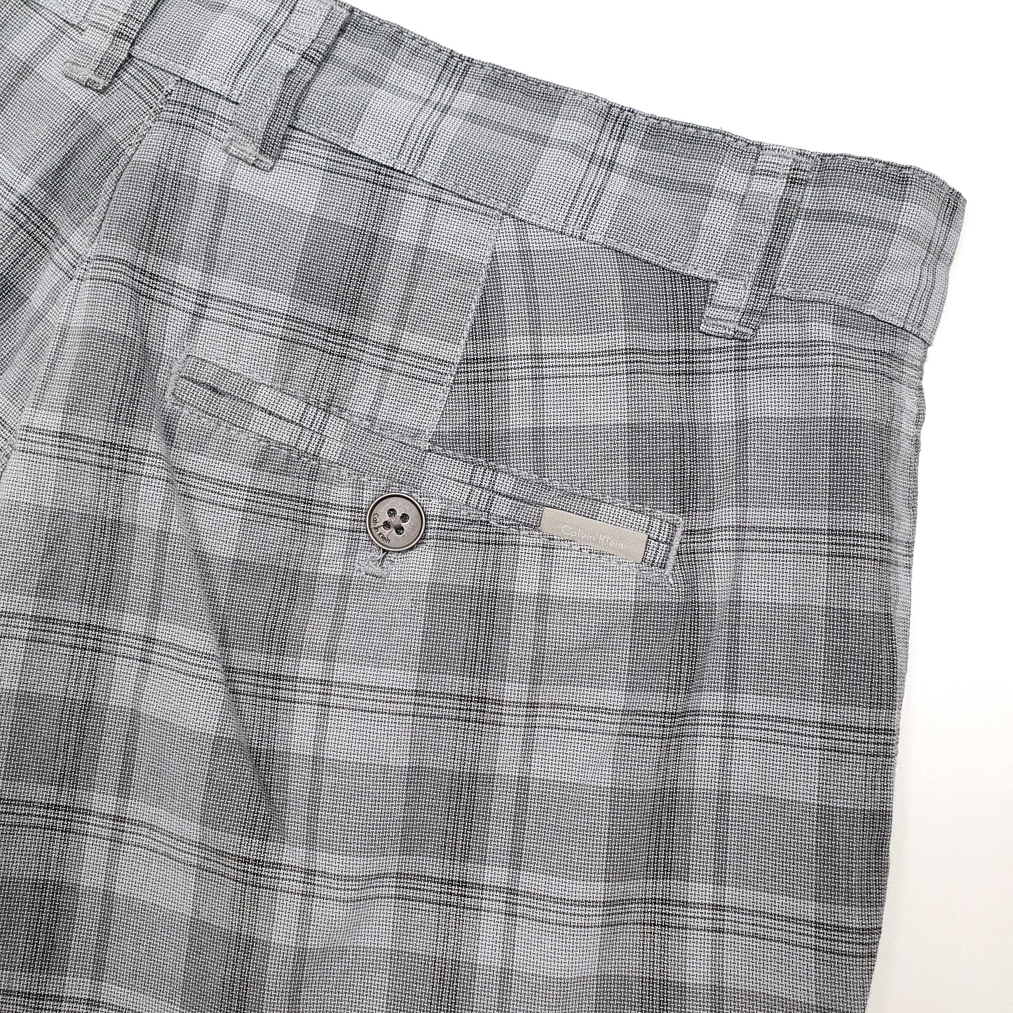 Calvin Klein Grey Cargo Workwear Shorts W30