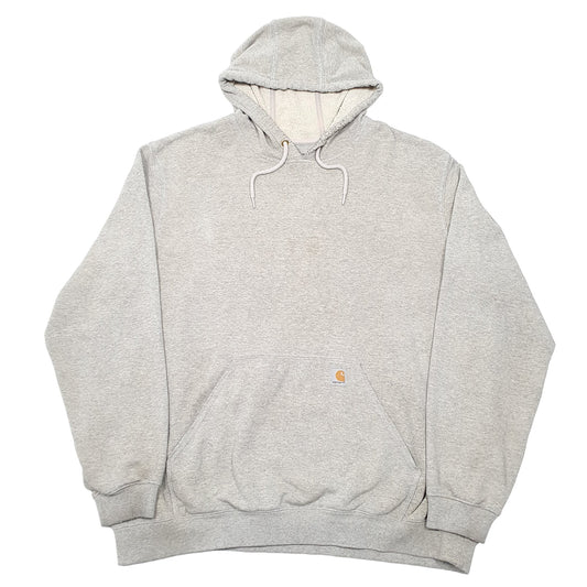 Mens Grey Carhartt Tall Hoodie Jumper
