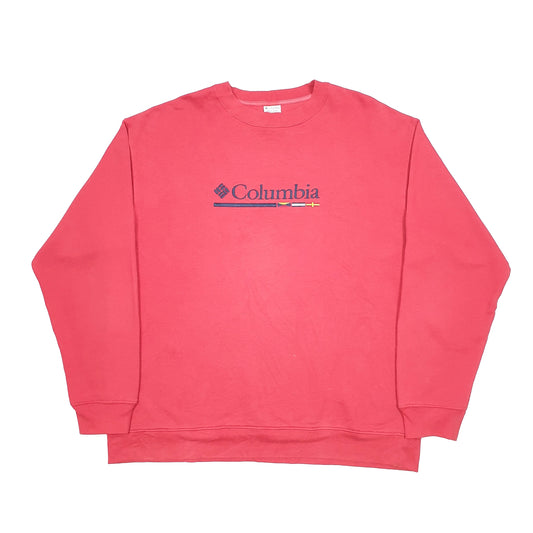 Columbia Sportswear Spellout Crewneck XL Red