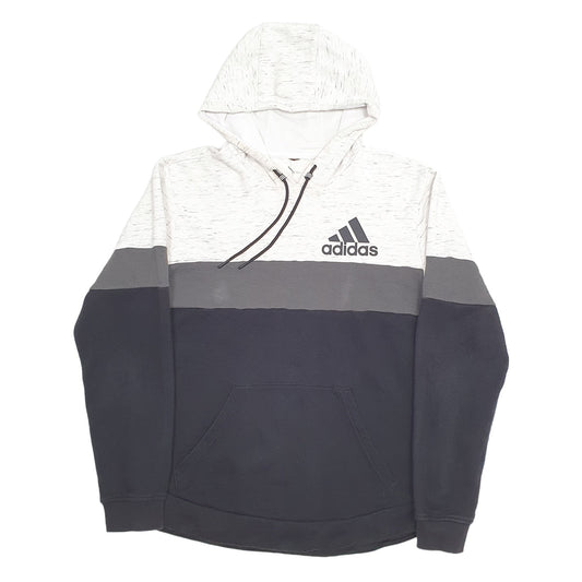 Mens Black Adidas Hoodie Jumper