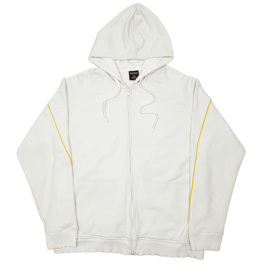 Mens Cream Nautica Competition Hoodie Hooded Full Zip Jumper