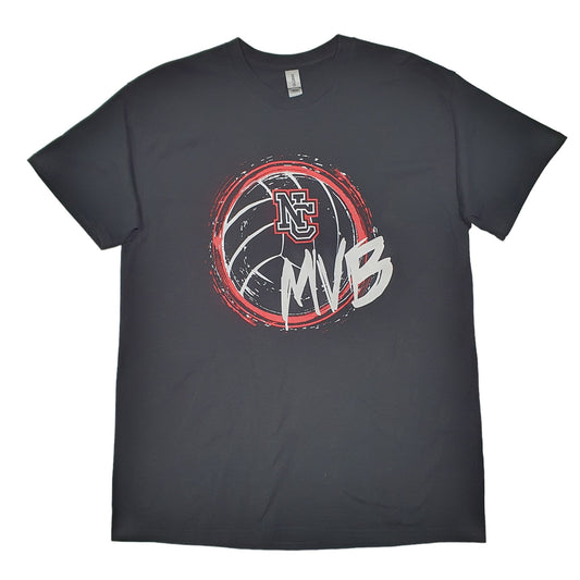 Gildan NC MVB Volleyball Short Sleeve T Shirt Black