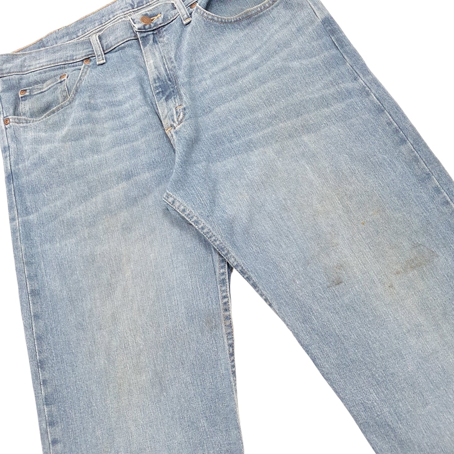 Wrangler Straight Fit Jeans W36 L30 Blue