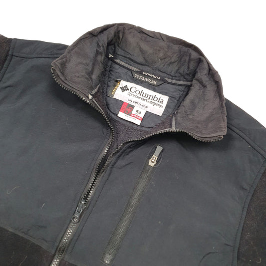 Columbia Sportswear Titanium Full Zip Fleece M Black
