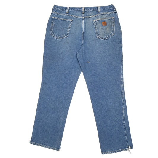 Mens Blue Carhartt Carpenter JeansW38 L32