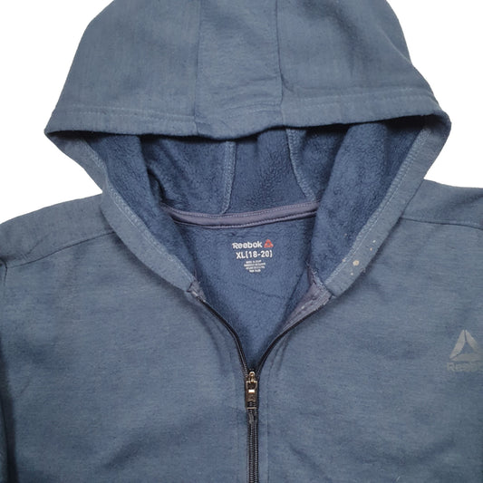 Mens Blue Reebok Hoodie Jumper
