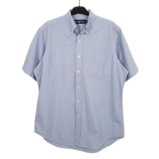 Mens Blue Ralph Lauren Short Sleeve Shirt