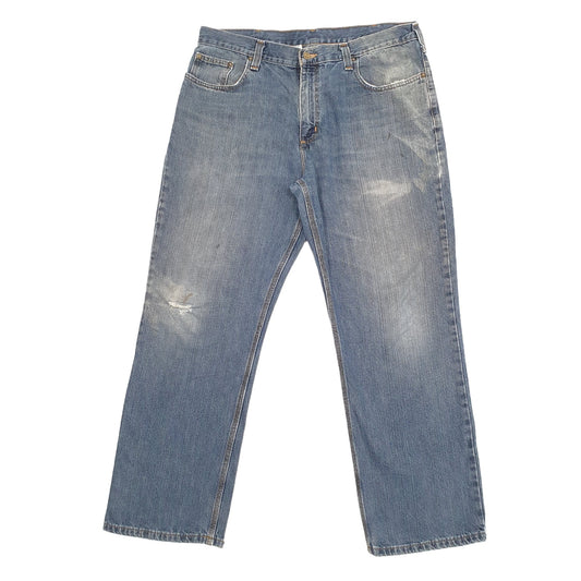 Mens Blue Carhartt Carpenter Trousers