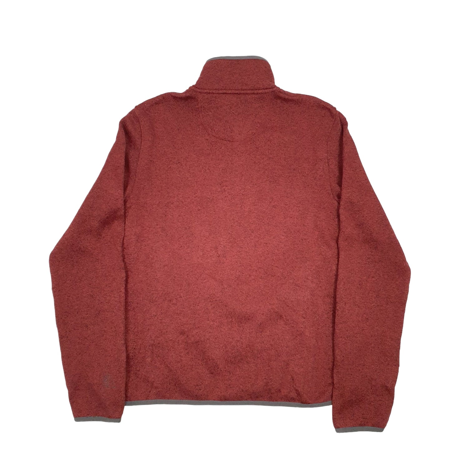 L.L.Bean Quarter Zip Fleece S Red