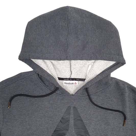 Mens Grey Reebok Hoodie Jumper