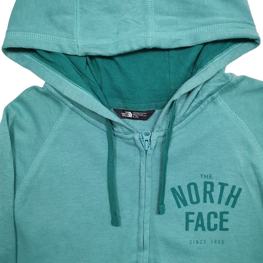 Womens Green The North Face Full Zip Jumper