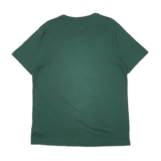 Mens Green Ralph Lauren Slim Fit Polo V Neck Short Sleeve T Shirt