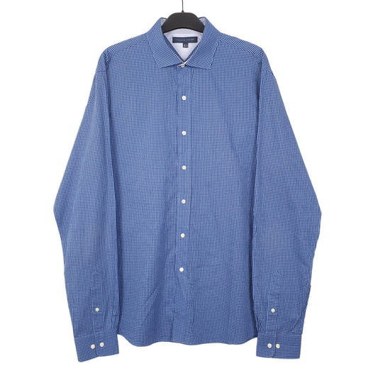 Tommy Hilfiger Long Sleeve Regular Fit Check Shirt Blue