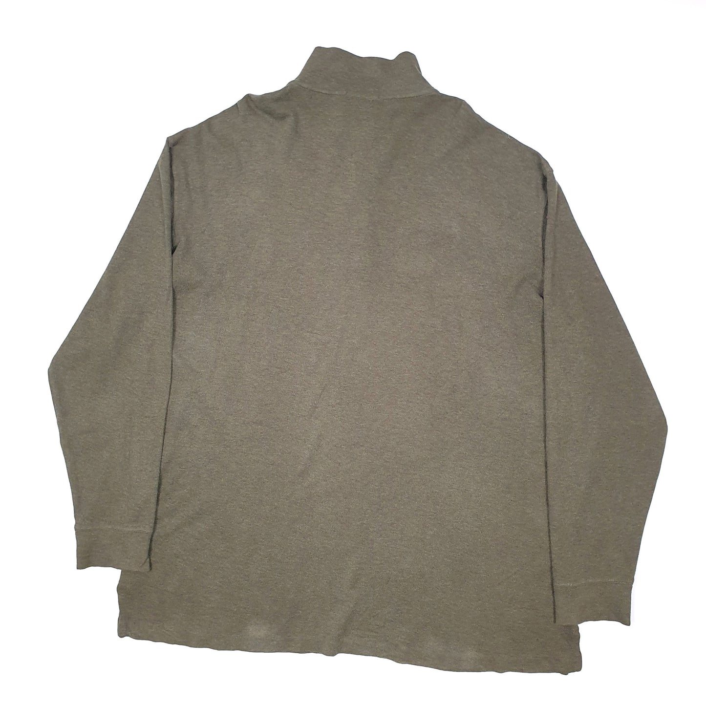 Polo Ralph Lauren Estate Rib Quarter Zip XXLT Green