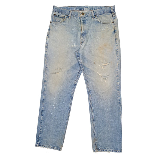 Mens Blue Carhartt Carpenter JeansW38 L30