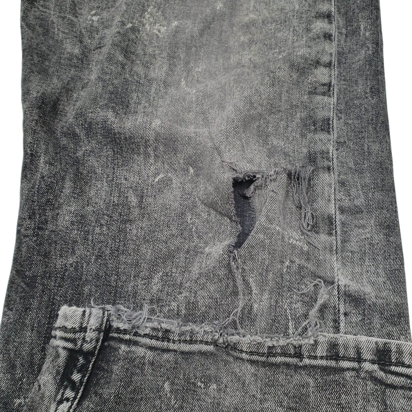 Levis 569 Loose Fit Stretch Jeans W38 L30 Grey