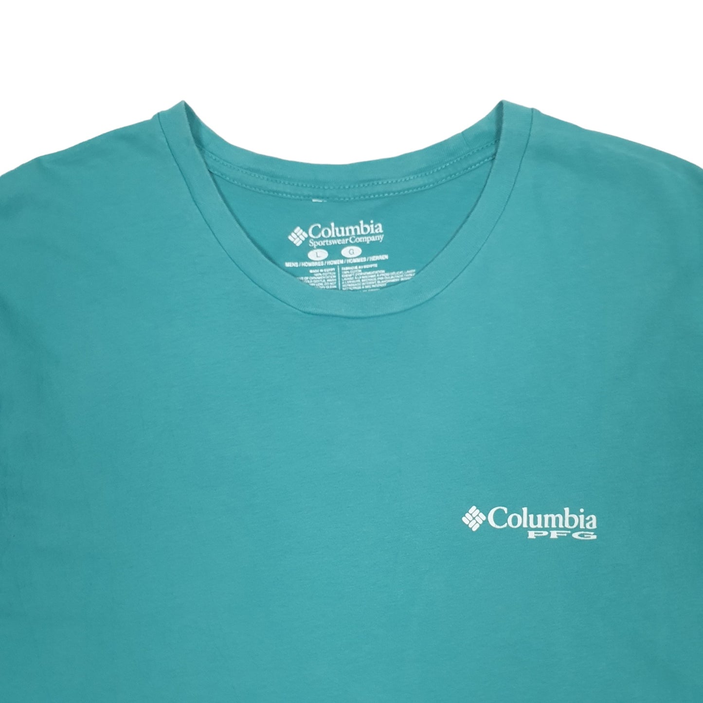 Mens Green Columbia Sportswear Short Sleeve T Shirt