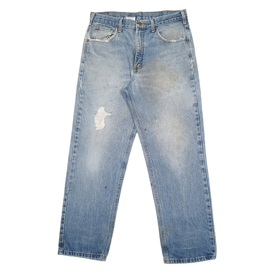 Mens Blue Carhartt Carpenter JeansW34 L30