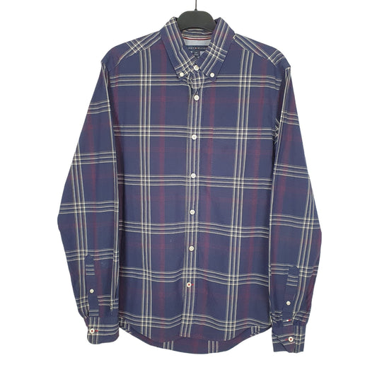 Tommy Hilfiger Long Sleeve Regular Fit Check Shirt Blue