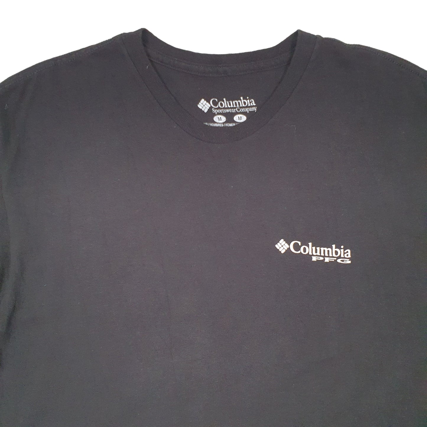 Mens Black Columbia Sportswear Short Sleeve T Shirt