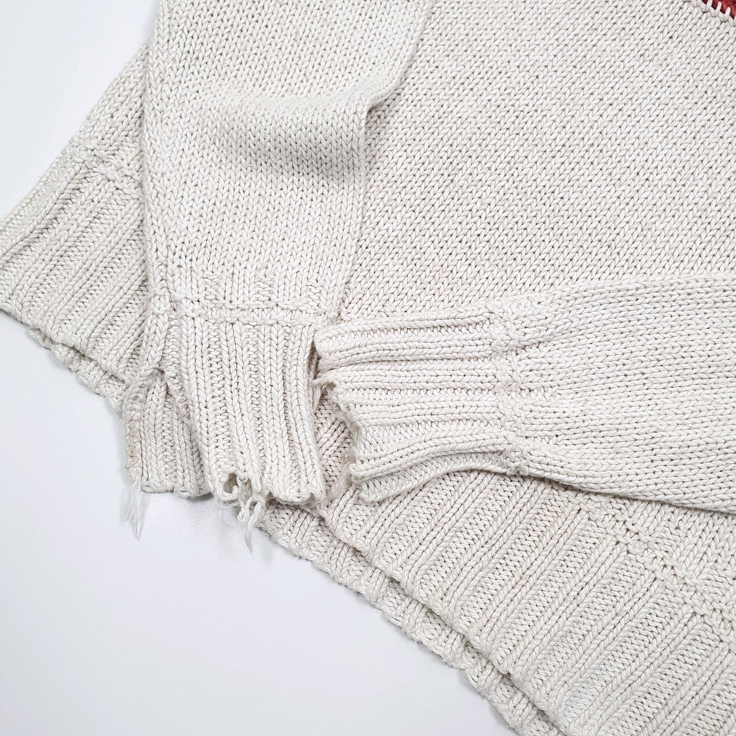 Polo Ralph Lauren Flag Quarter Zip S Beige