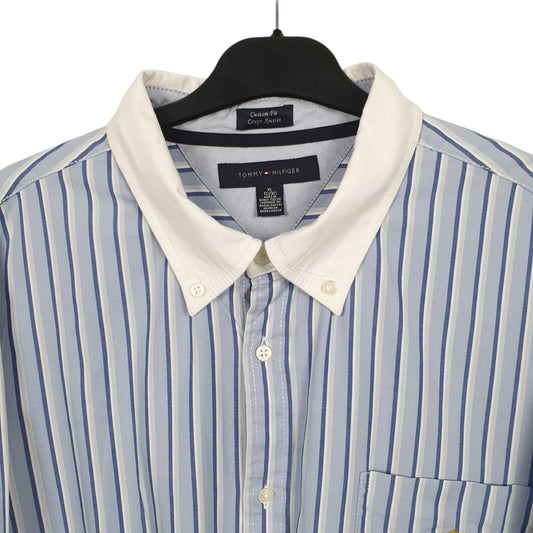 Tommy Hilfiger Long Sleeve Regular Fit Pinstripe Shirt