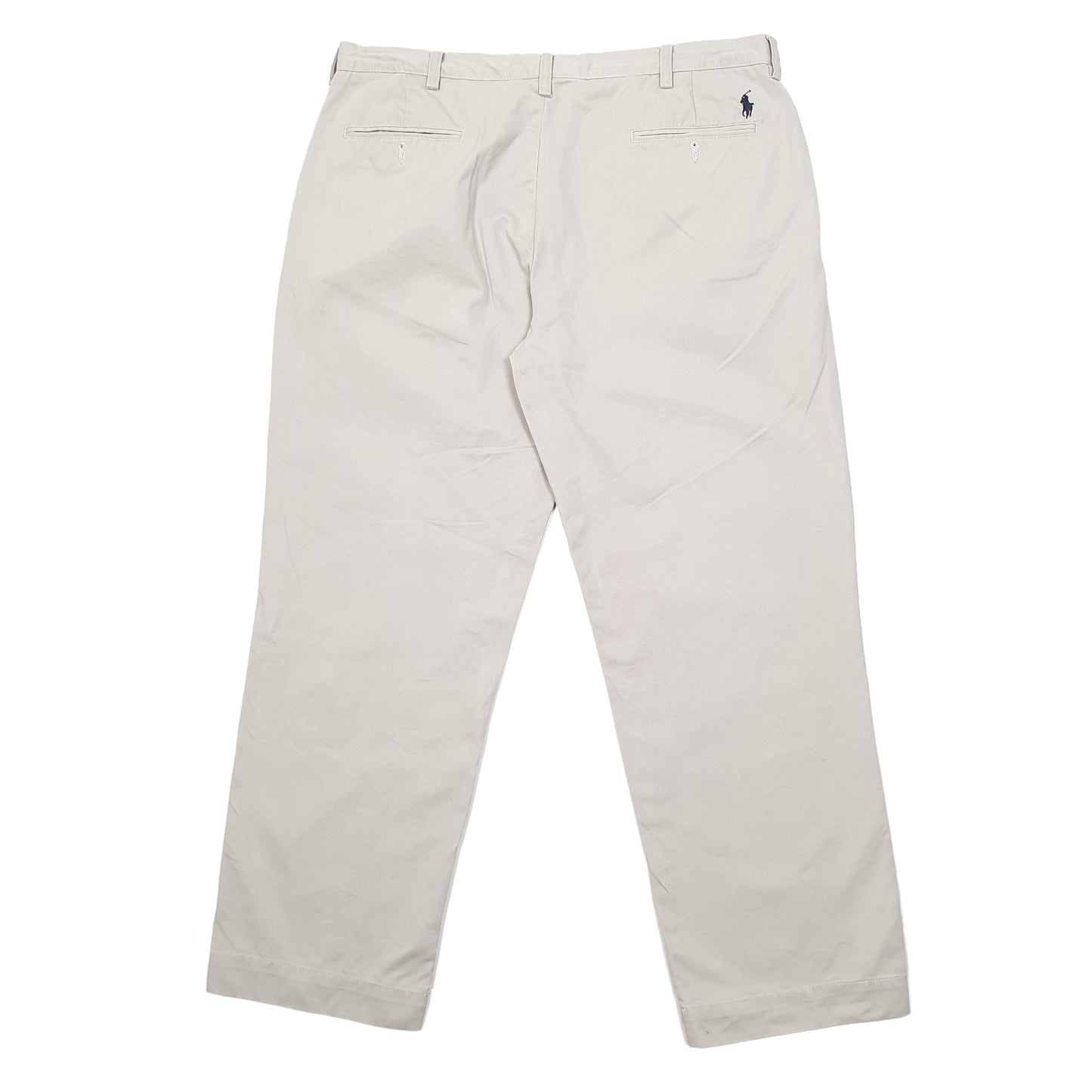 Mens Polo Ralph Lauren Cream Chino Trousers W38 L30 Cream