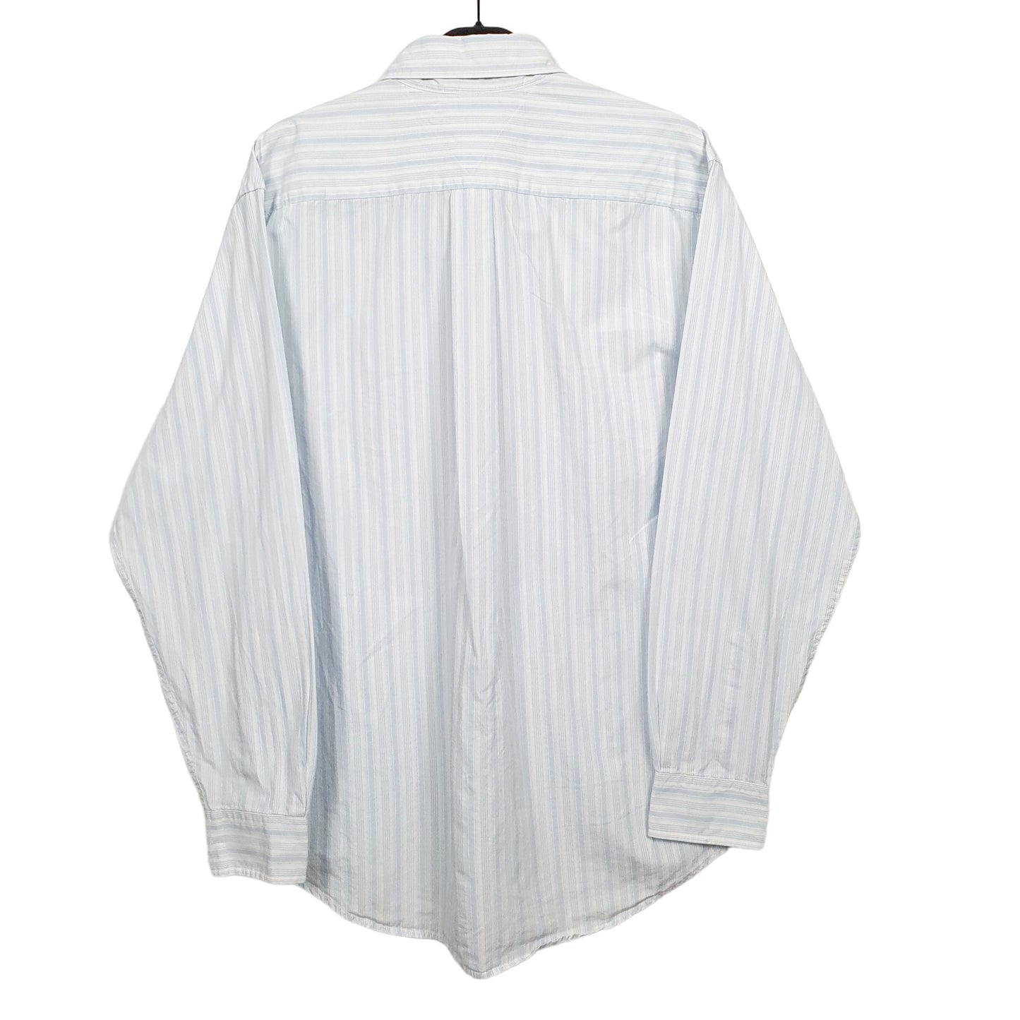 Tommy Hilfiger Long Sleeve Regular Fit Pinstripe Shirt Blue