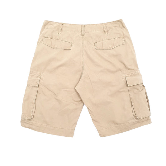 Gap Combat Khakis Beige Cargo Workwear Shorts W33