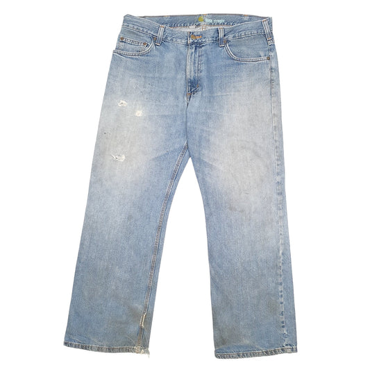 Mens Blue Carhartt Carpenter JeansW37 L30