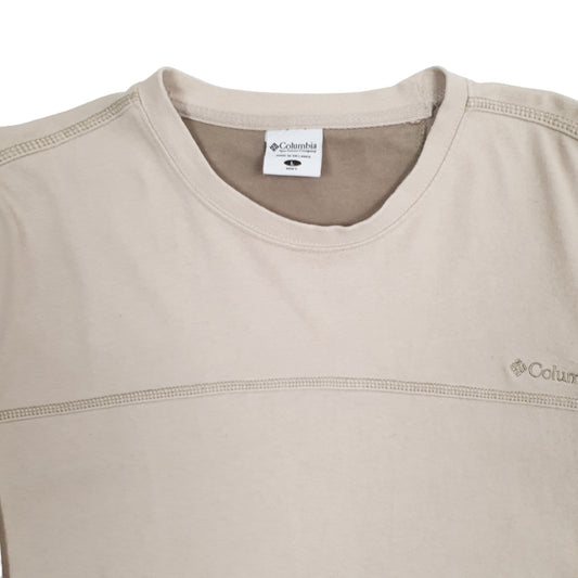 Mens Beige Columbia Sportswear Crewneck Jumper