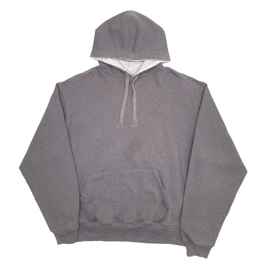 Mens Grey Champion Hoodie Jumper
