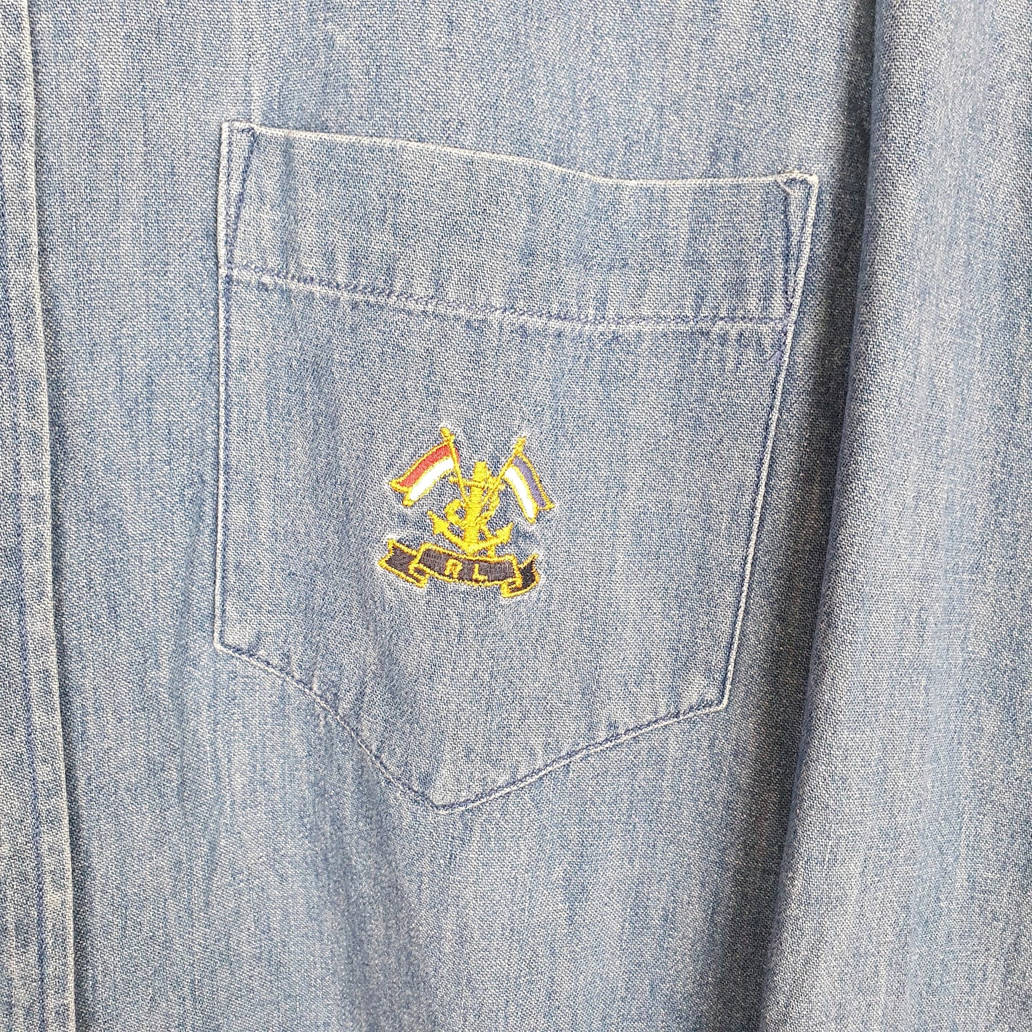 Polo Ralph Lauren Denim Shacket Jacket Long Sleeve Regular Fit Shirt