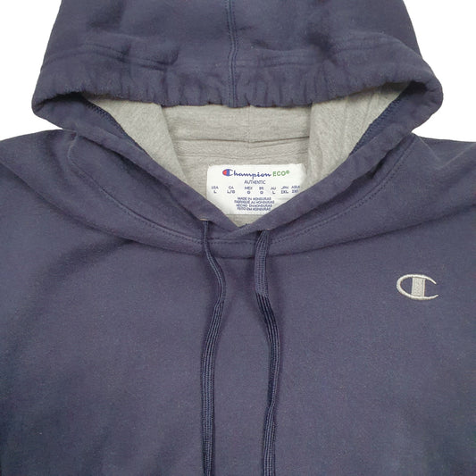 Mens Navy Champion Hoodie Jumper