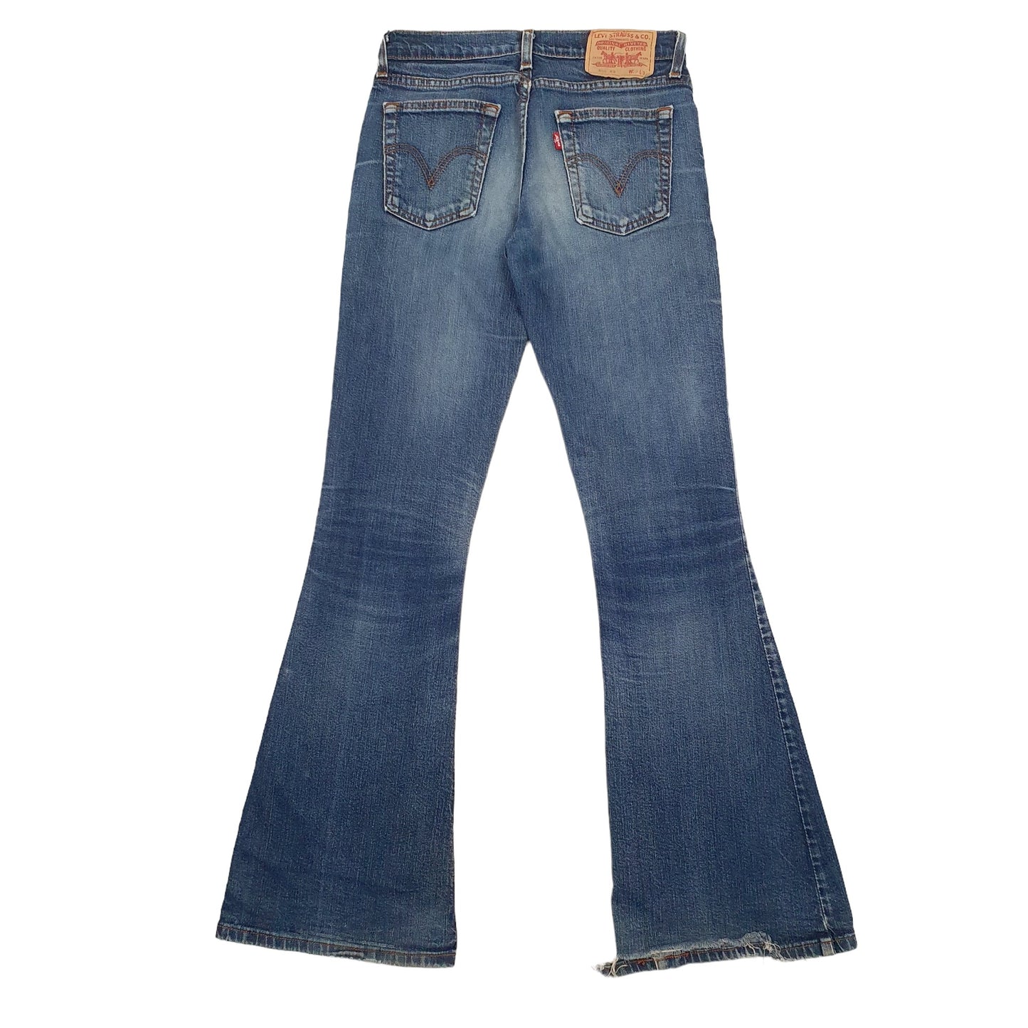 Levis 544 Flared Fit Jeans W29 L34 Blue