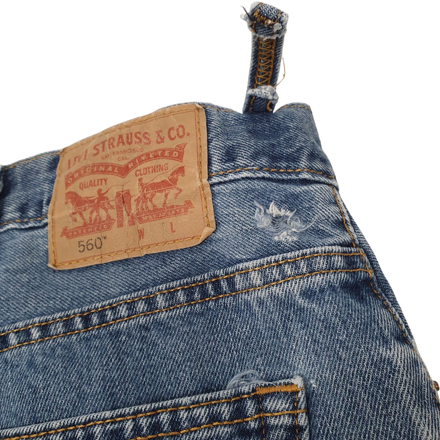 Levis 560 Loose Fit Jeans W48 L29 Blue