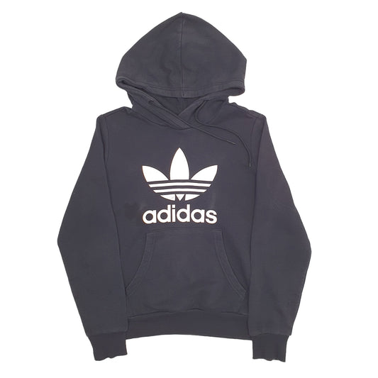 Mens Black Adidas Hoodie Jumper