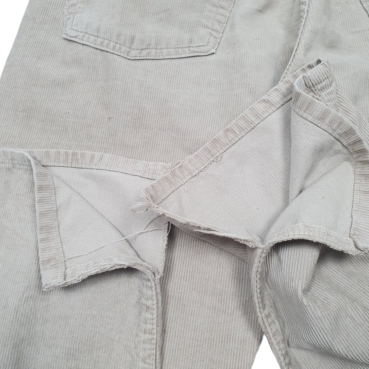 Mens Beige Levis 551 Corduroy Trousers