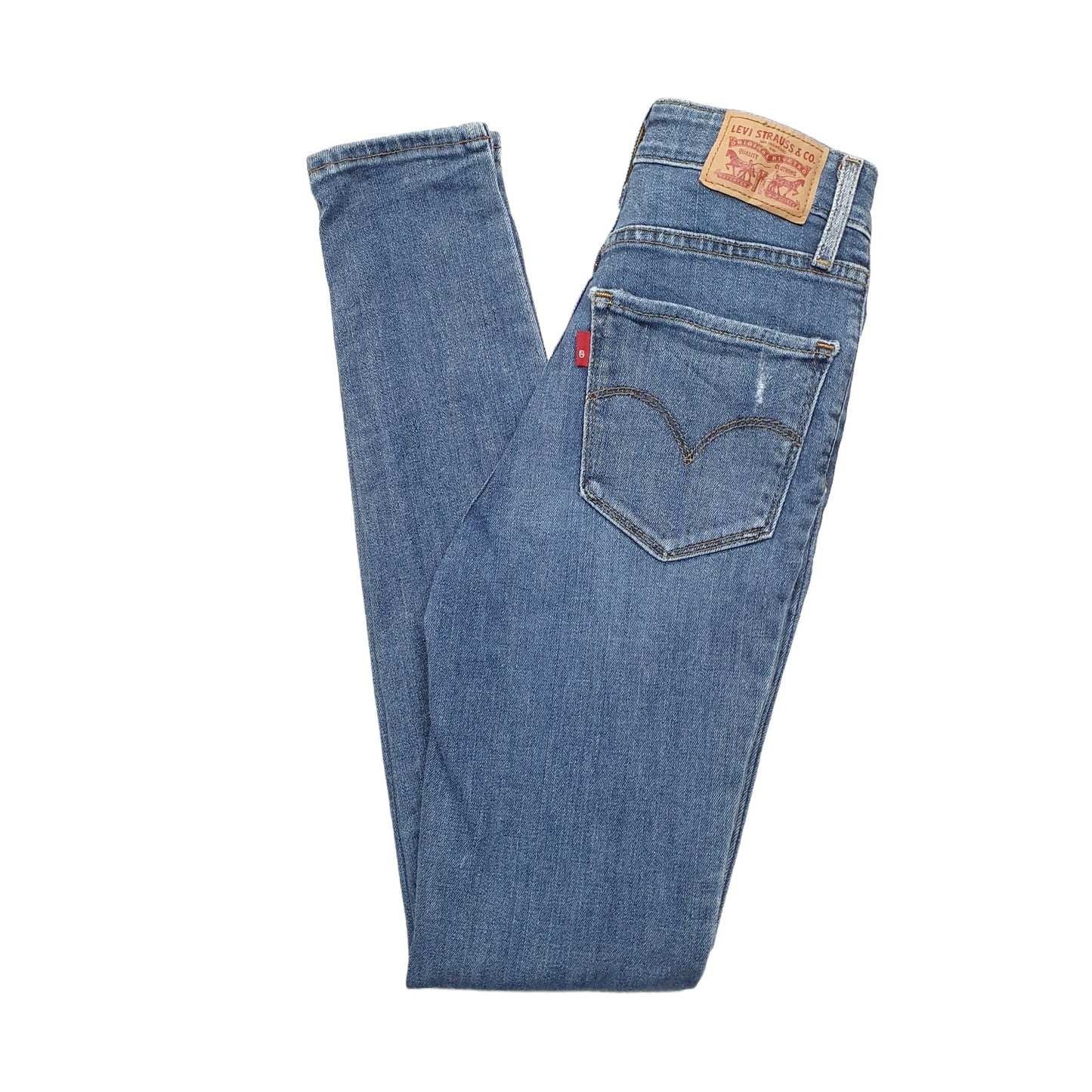 Levis 721 Skinny Fit Jeans UK6 Blue